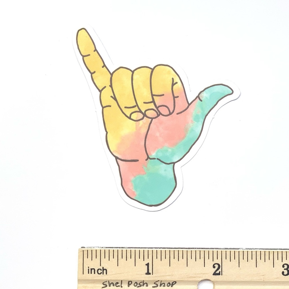 Shaka Sign Sticker - Picture 2 of 2